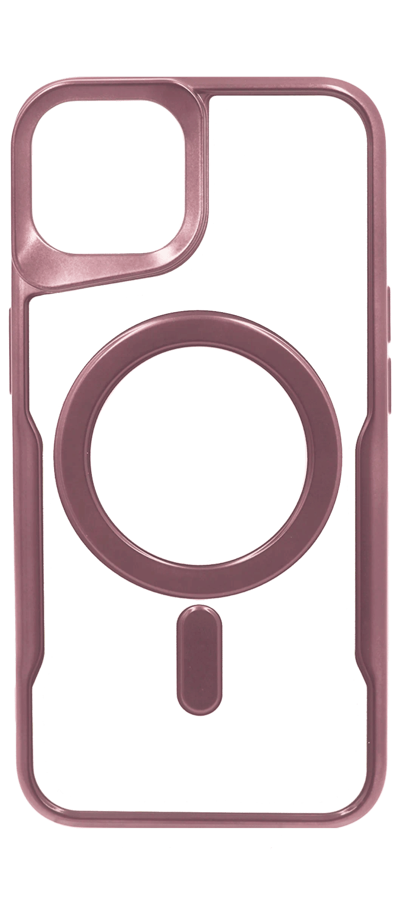 Чохол силіконовий Electroplating Gear Magsafe для iPhone 12/12 Pro Pink