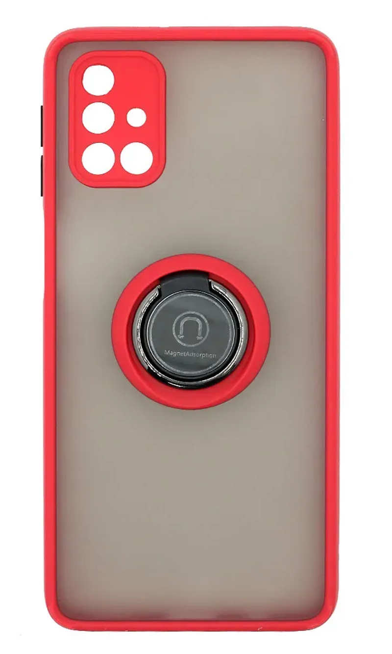 Чохол-накладка Mate Ring Holder для Samsung M51 SM-M515F Red