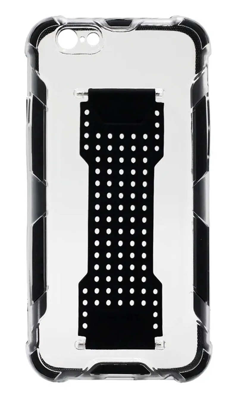 Чохол-накладка Armor Hand Holder для iPhone 6 Transparent/Black