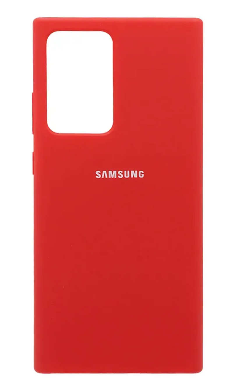 Silicone Case Silicone Cover for Samsung Note 20 Ultra SM-N985F Red
