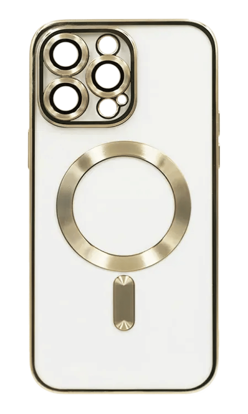 Чохол силіконовий Electroplating Magsafe для iPhone 15 Pro Max Gold