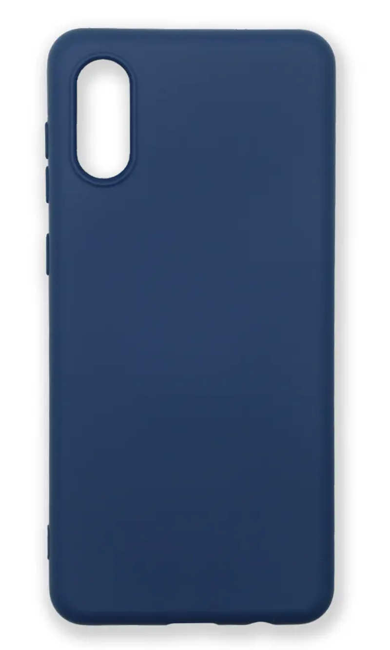 Чохол Molan Silicone для Samsung A02 SM-A022G Blue