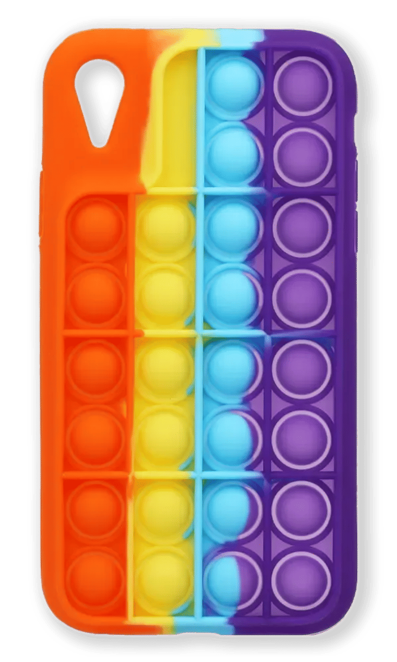 Чохол силіконовий 3D Pop It для iPhone XR Orange