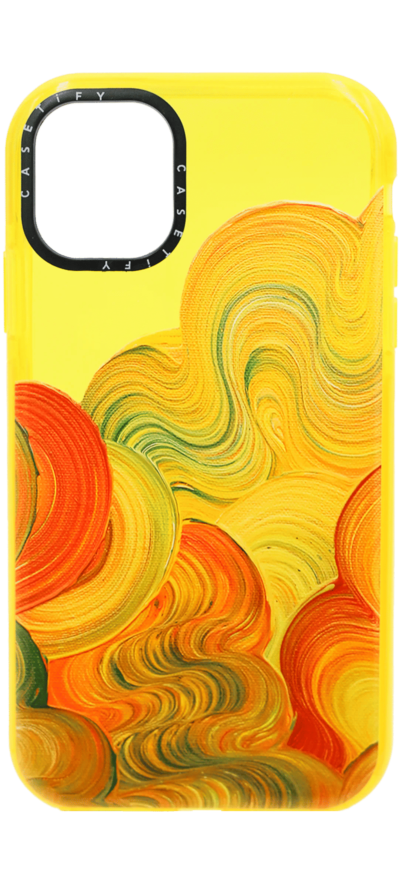 Чохол силіконовий Print Border для iPhone 11 Aqua Orange