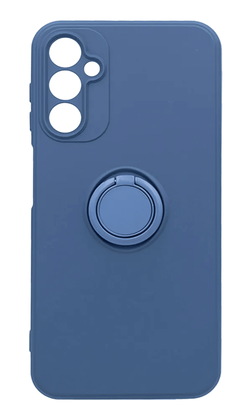 Чохол силіконовий Matte Color Buttons + RingHolder Samsung A14 SM-A145F Blue