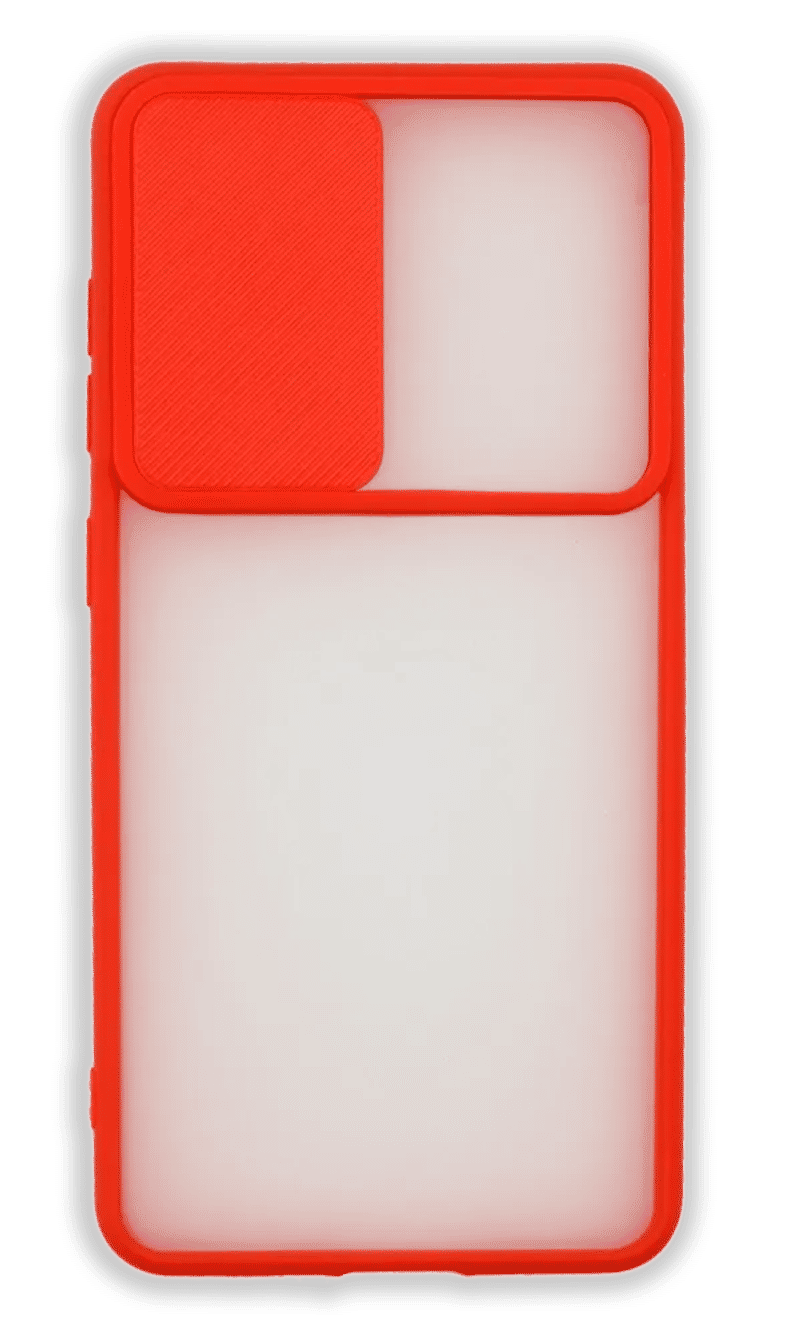 Чохол-накладка Enchanting OffCam для Samsung S21 FE SM-G990F Clear/Red