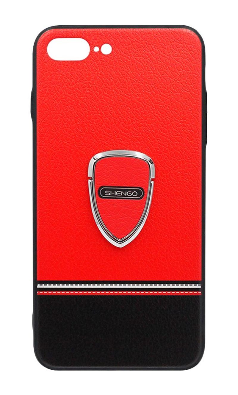 Cover-plate Shengo Texture Ring for iPhone 8/7 Plus Red