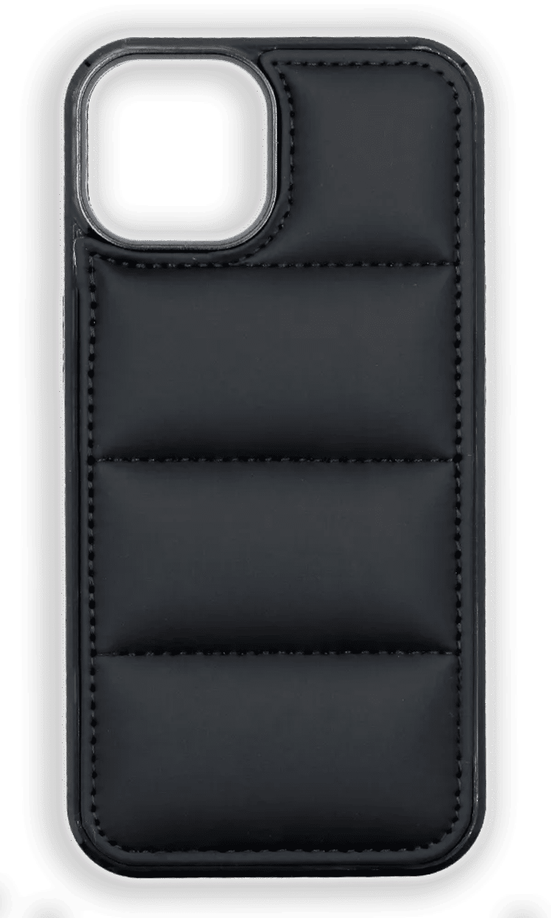 Cover Leather Pillow for iPhone 14 / 13 Black