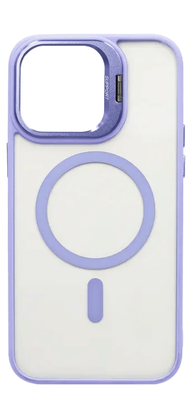 Чохол-накладка Gloss Camera Stand Magsafe для iPhone 16 Pro Lilac