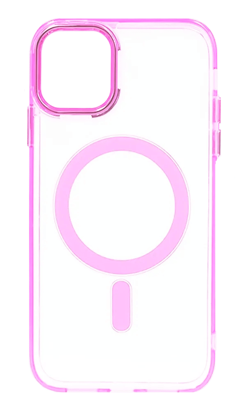 Чохол-накладка Gloss Metal Buttons Magsafe для iPhone 11 Light Pink