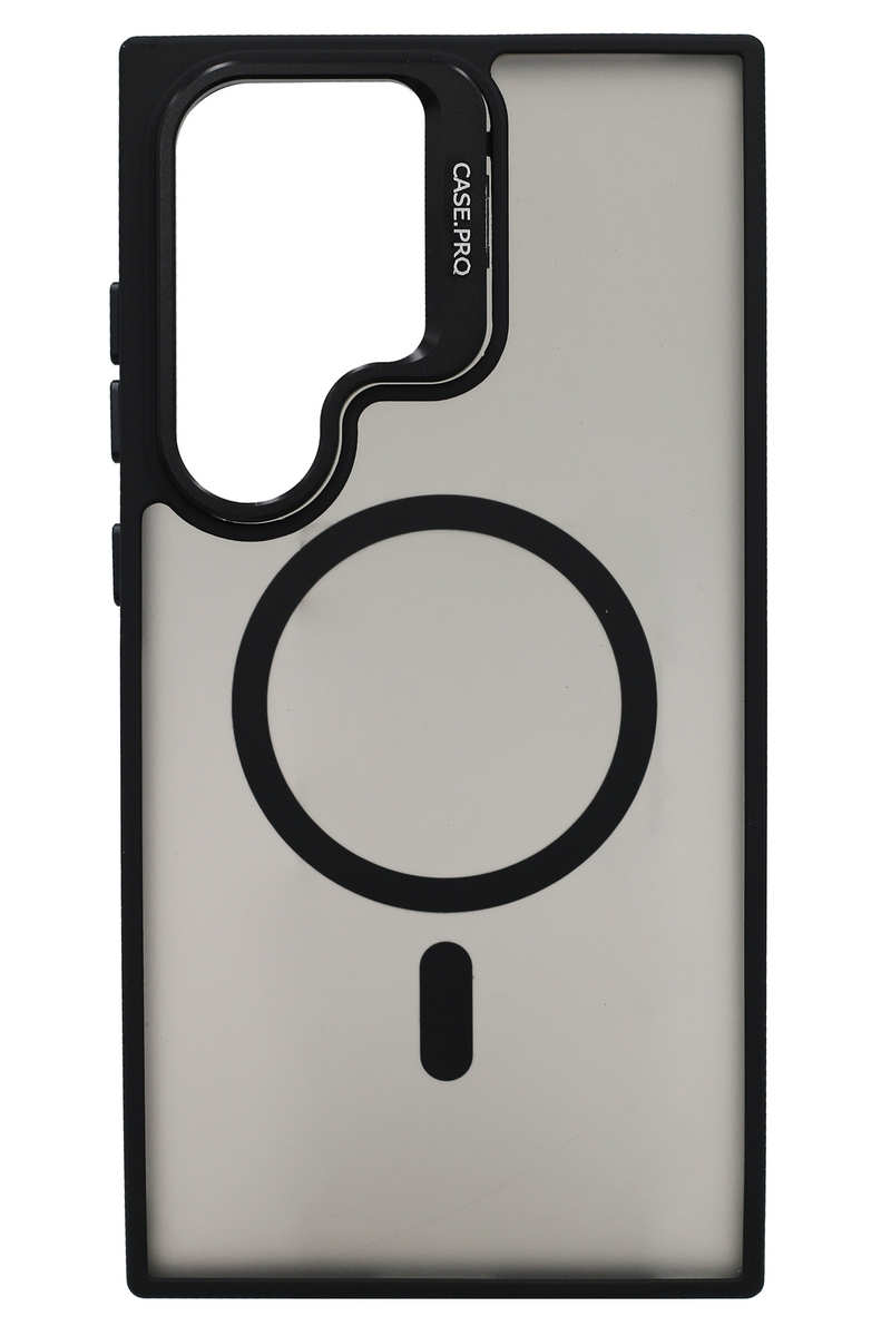 Shadow Matt Magsafe Camera Stand Cover for Samsung S24 Ultra Black