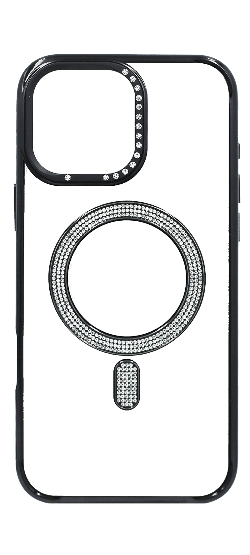 Чохол-накладка Electroplating Diamond Magsafe для iPhone 16 Pro Max Black