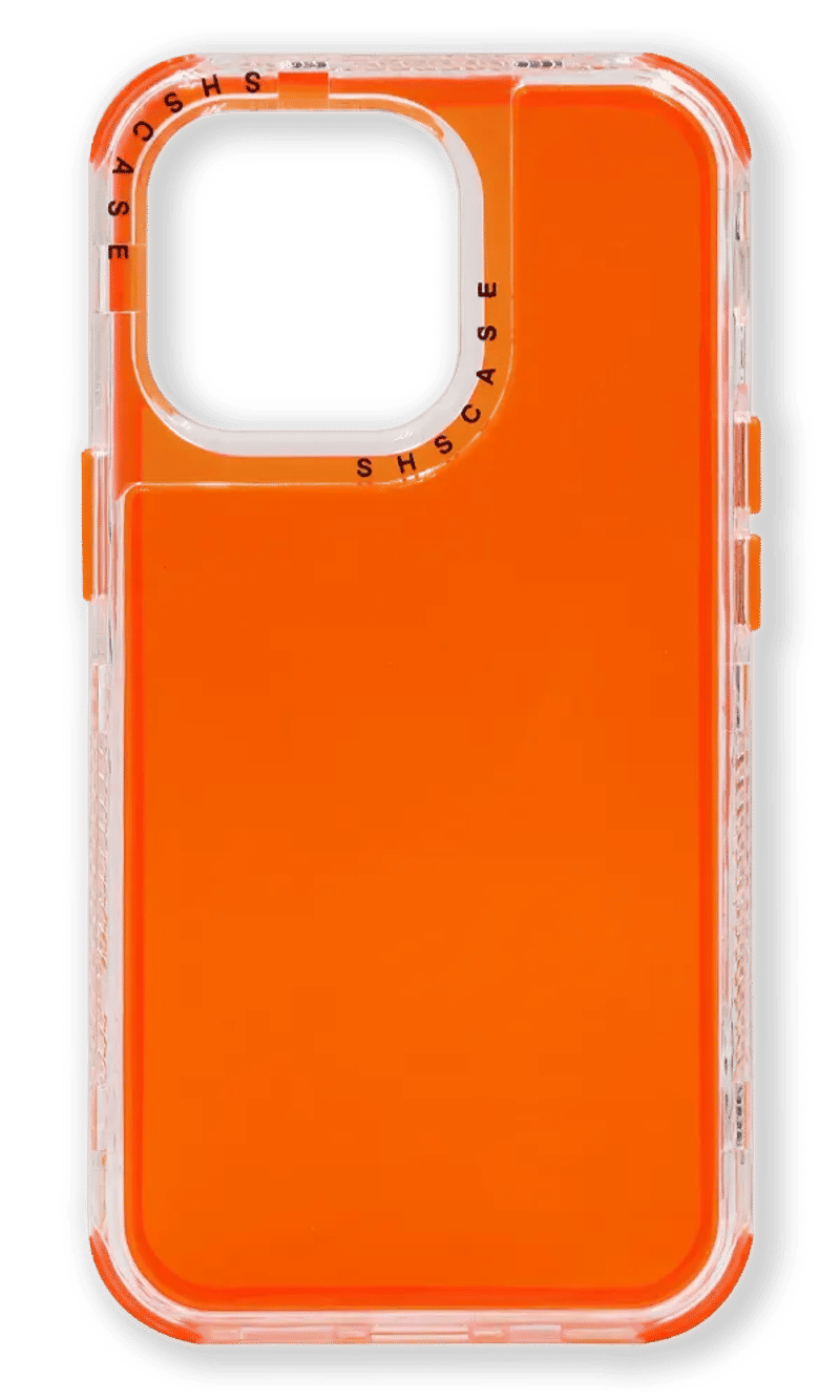 Чохол силіконовий Shockproof Neon для iPhone 13 Pro Max Orange