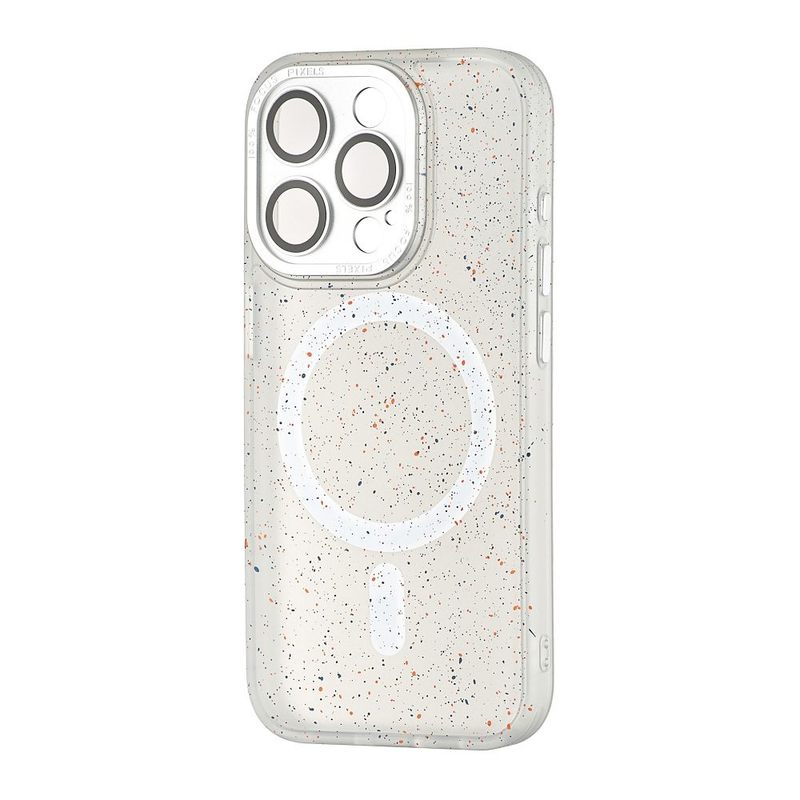 Чохол-накладка Paint Splatter Magsafe для iPhone 15 White