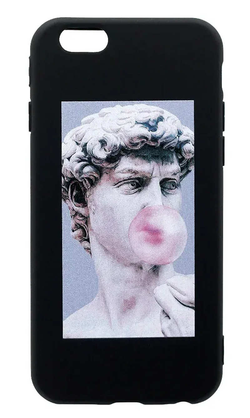 Чохол силіконовий Print David для iPhone 6 Black