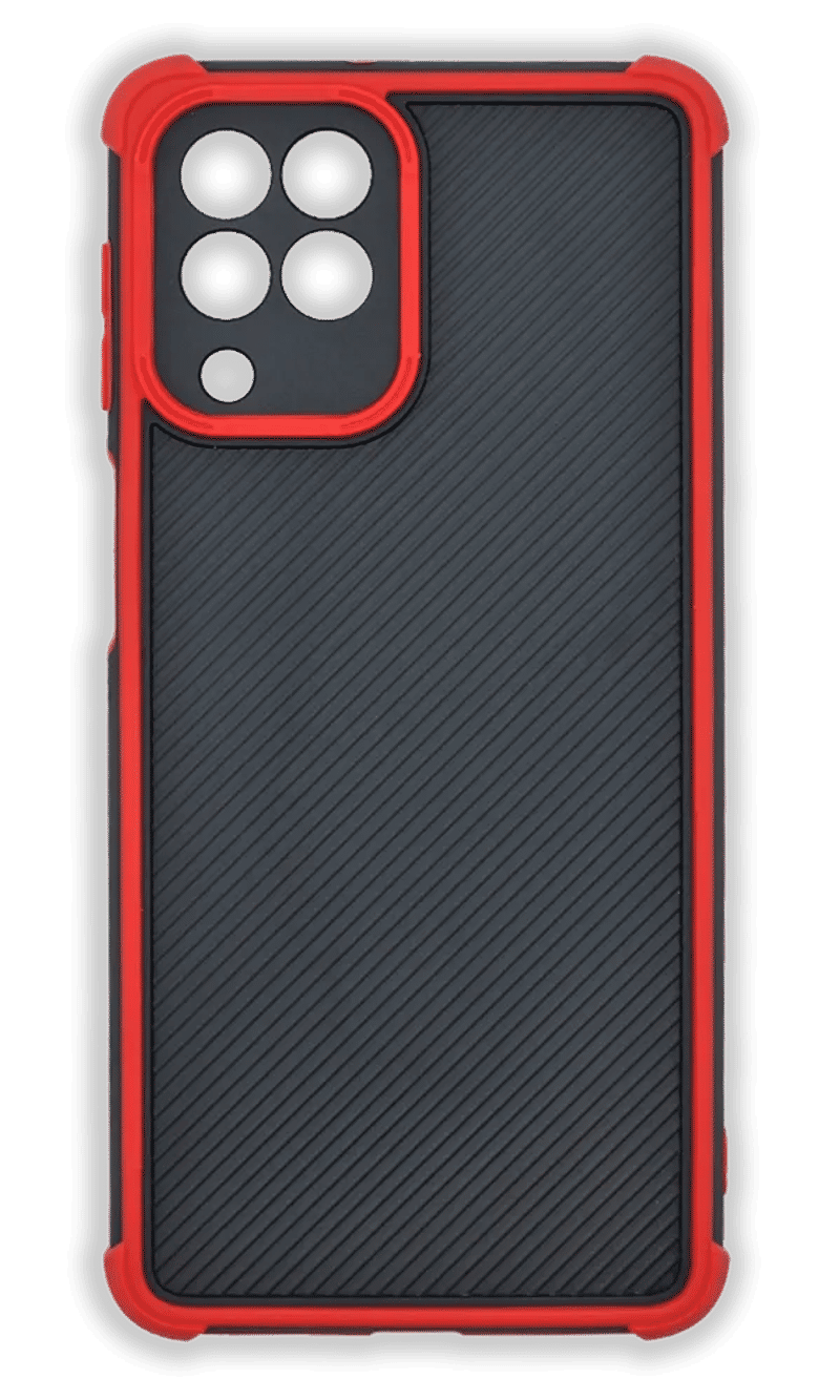 Carbon Eye cover cover for Samsung M53 5G SM-M536B Black/Red