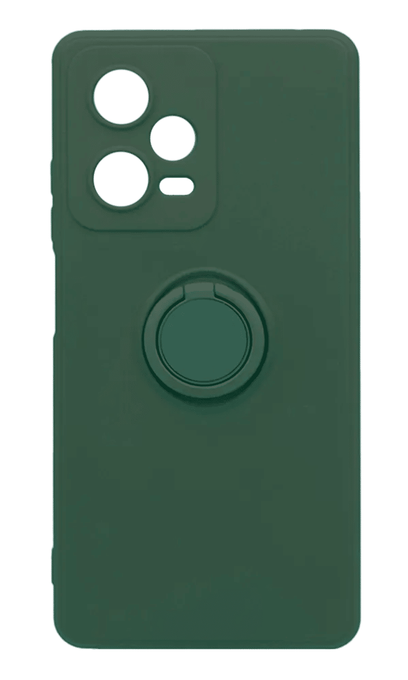 Чохол силіконовий Matte Color Buttons + RingHolder Xiaomi Redmi Note 12 5G/Poco X5 Green