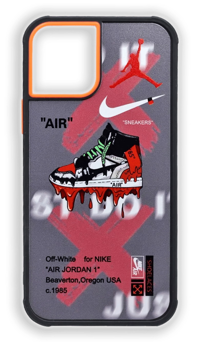 Чохол силіконовий Print Jordanl для iPhone 14 Pro Red