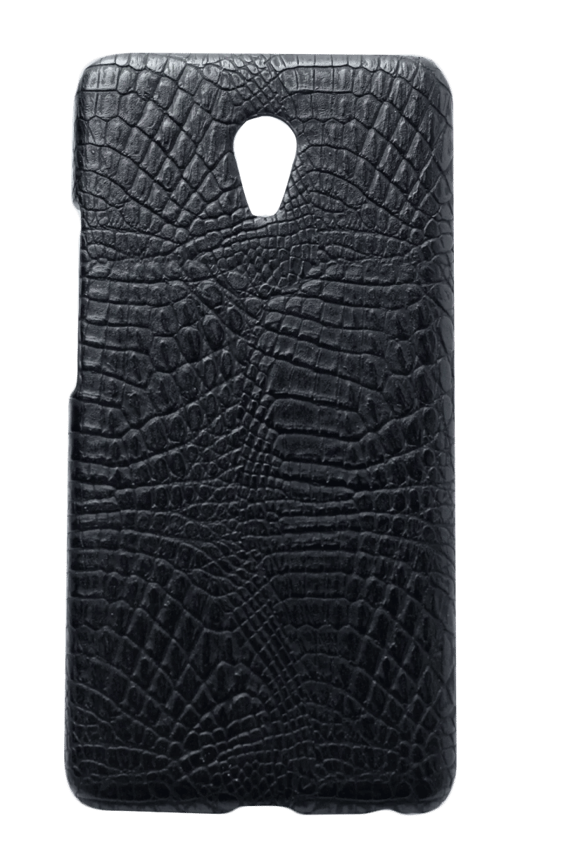 Чохол-накладка Leather Crocodile для Meizu M5C Black