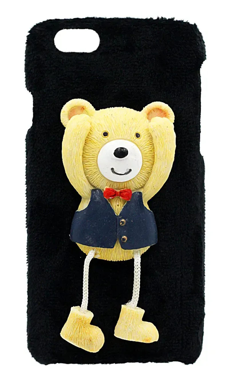 Чохол-накладка пластик Dancing Bear для iPhone 6 Black