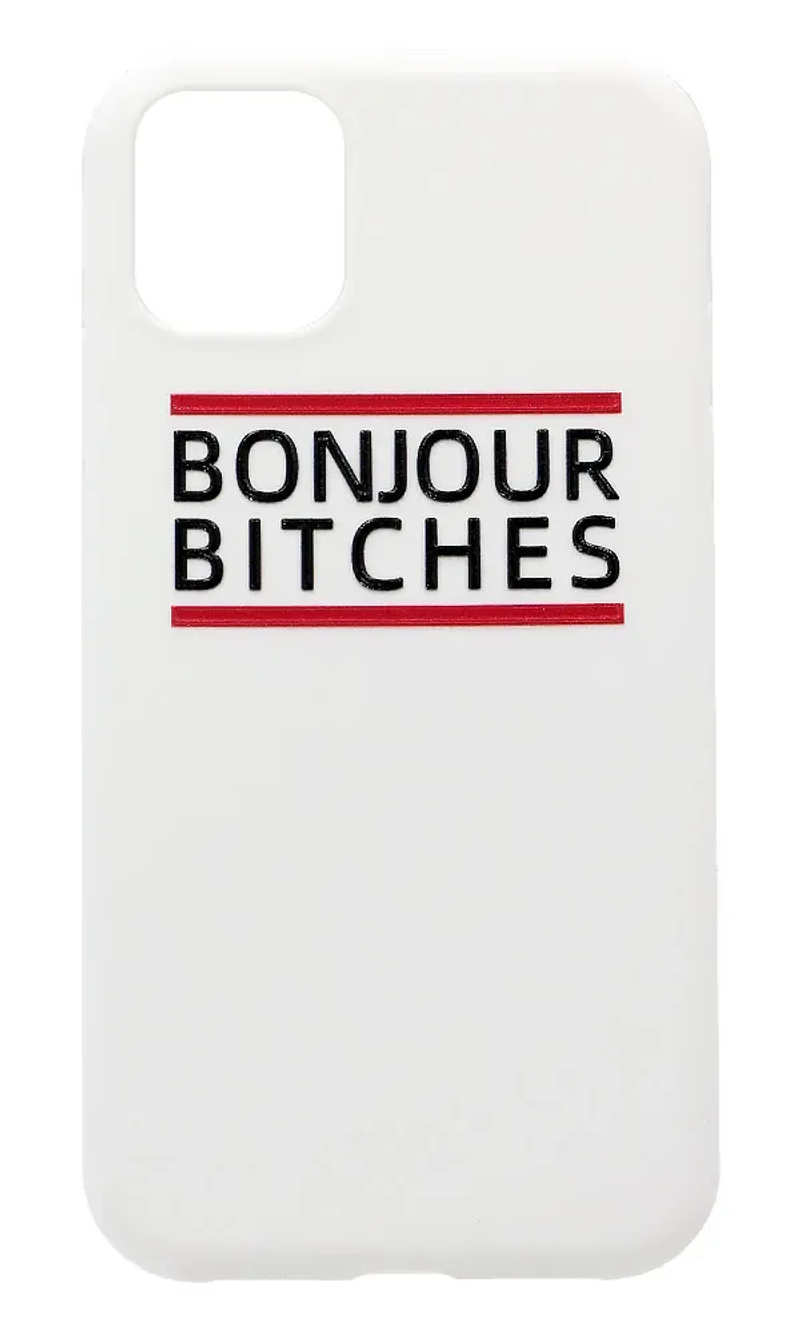 Чохол силіконовий Print Bonjour для iPhone 11 Pro White