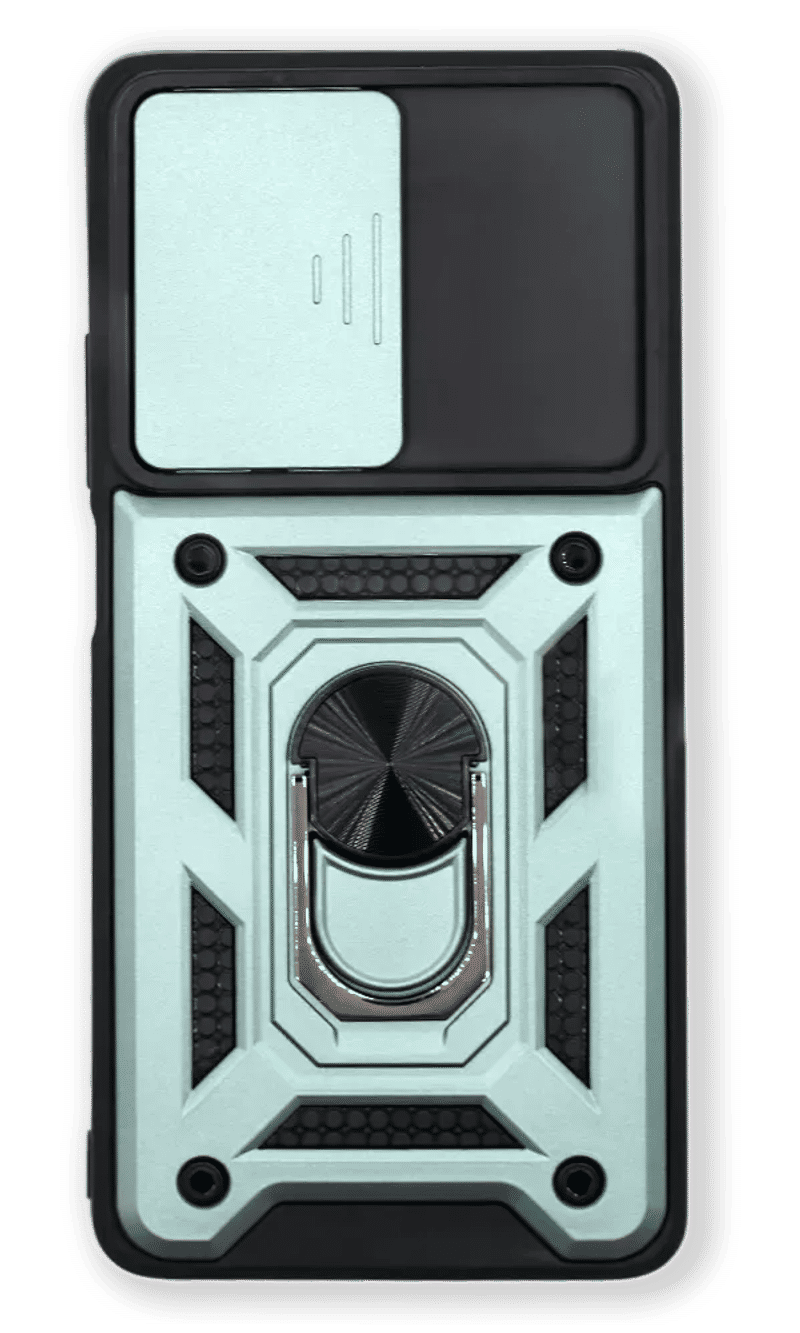 Чохол-накладка Hybrid CamOff+ Ring для Samsung A34 SM-A346F Green