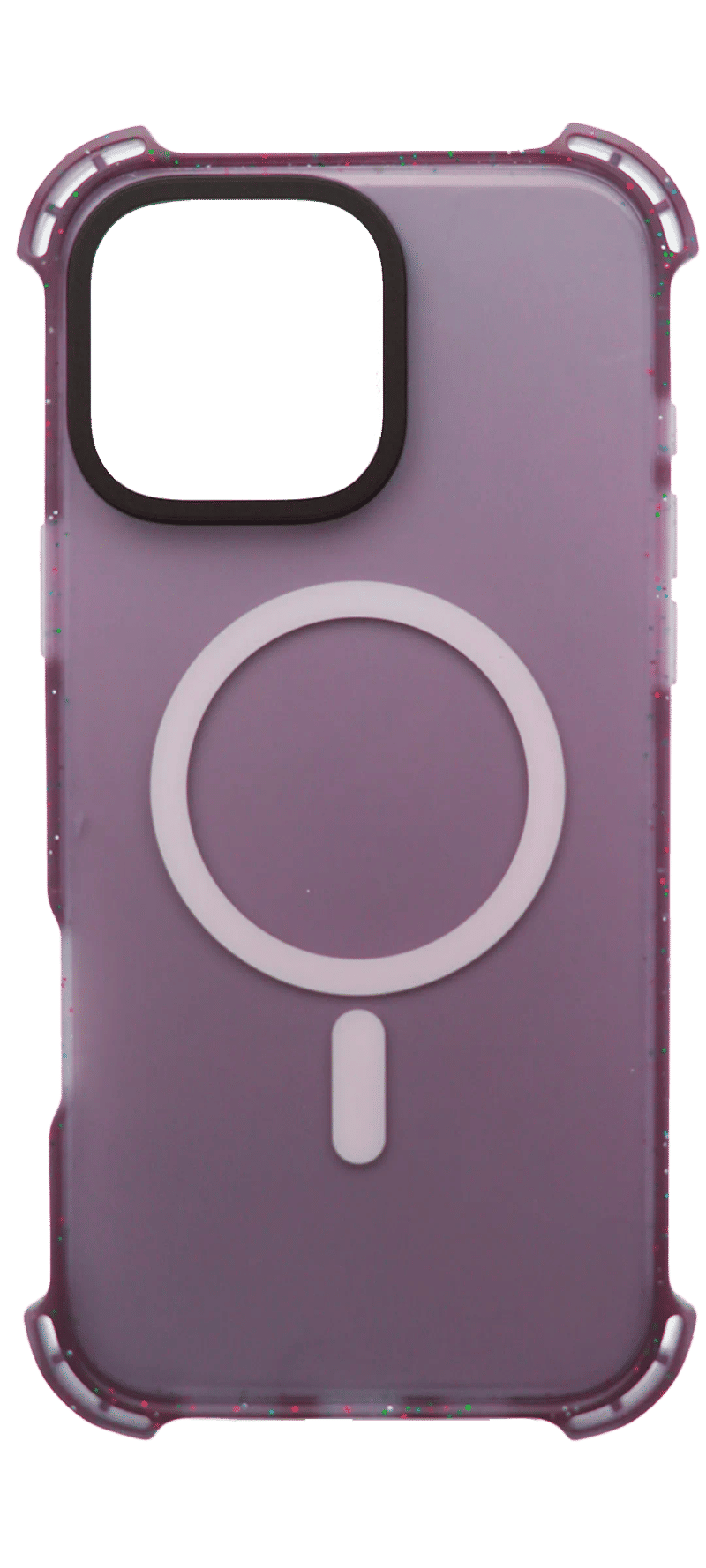 Чохол-накладка Splatter Shockproof Magsafe для iPhone 16 Pro Violet