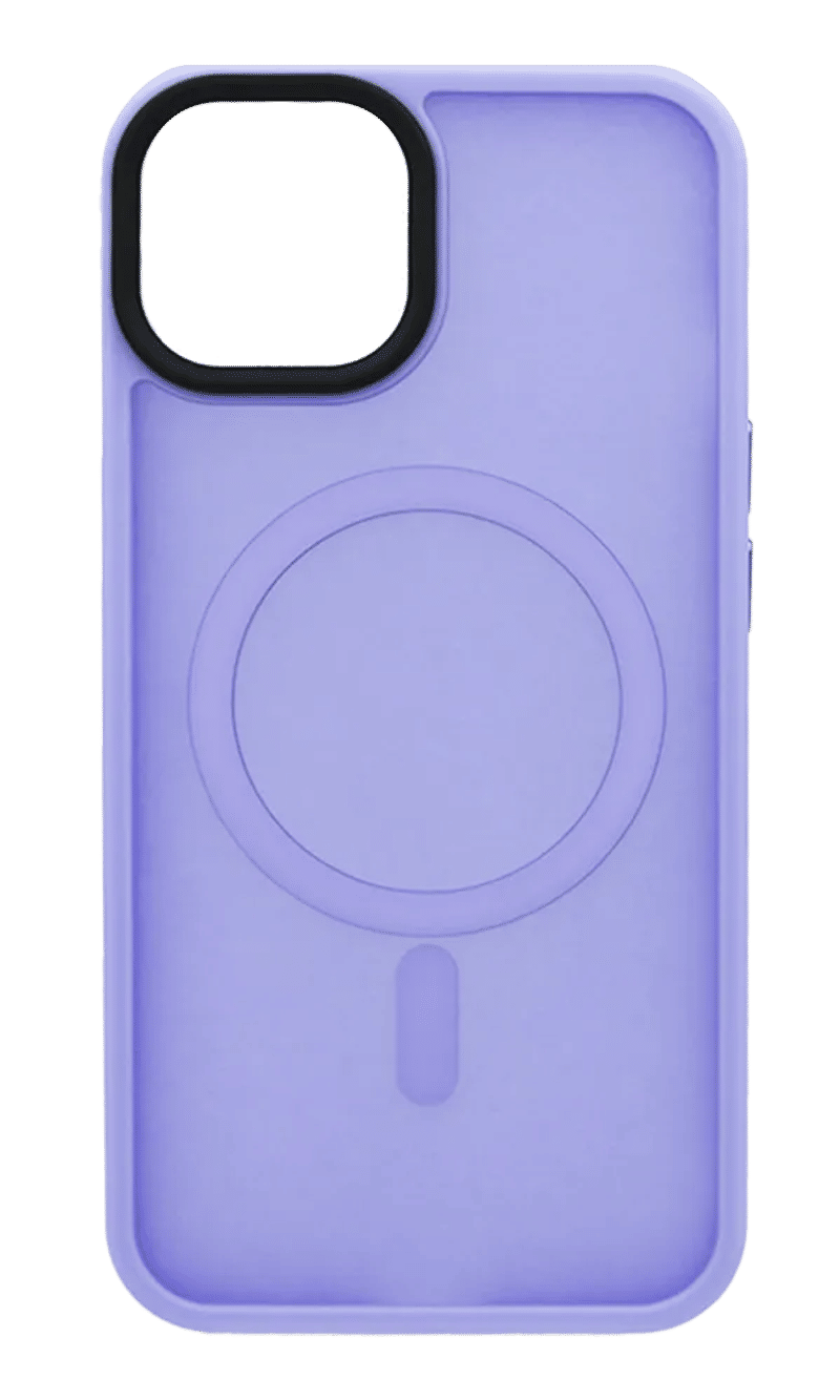 Cover Shadow Matt Metal Buttons Magsafe for iPhone 14 / 13 Lilac