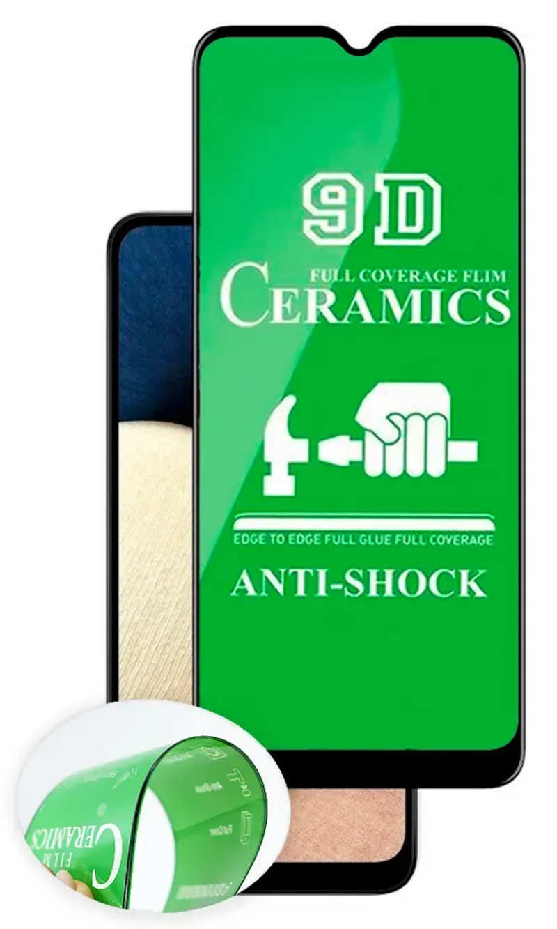 Захисна плівка Ceramics Samsung A02s/A02/A12/M12/A32 5G Black М.У.