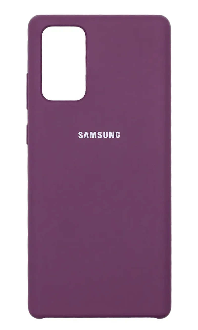 Чохол Silicone Cover для Samsung Note 20 SM-N980F Purple