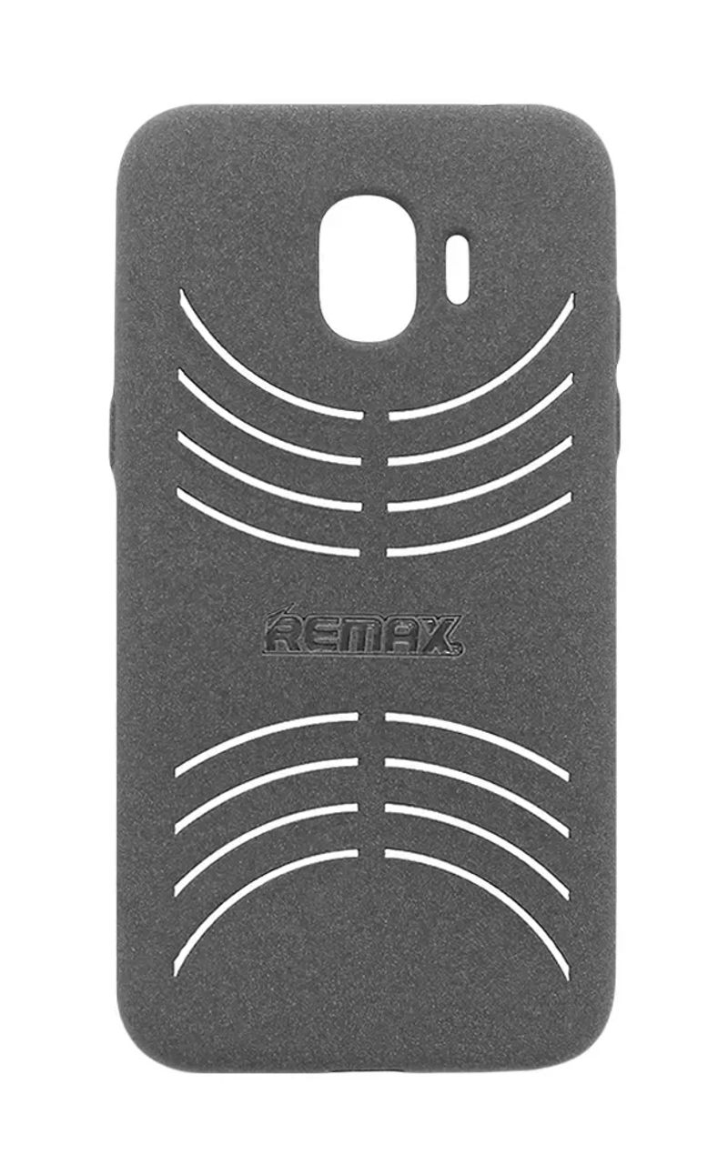 Silicone Remax Velour for Samsung J2 2018 SM-J250F Grey