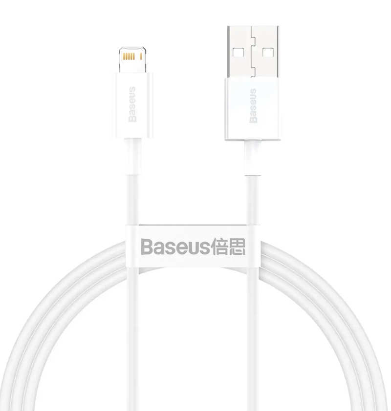 Cable 1m Baseus Superior Lightning White (CALYS-A02)