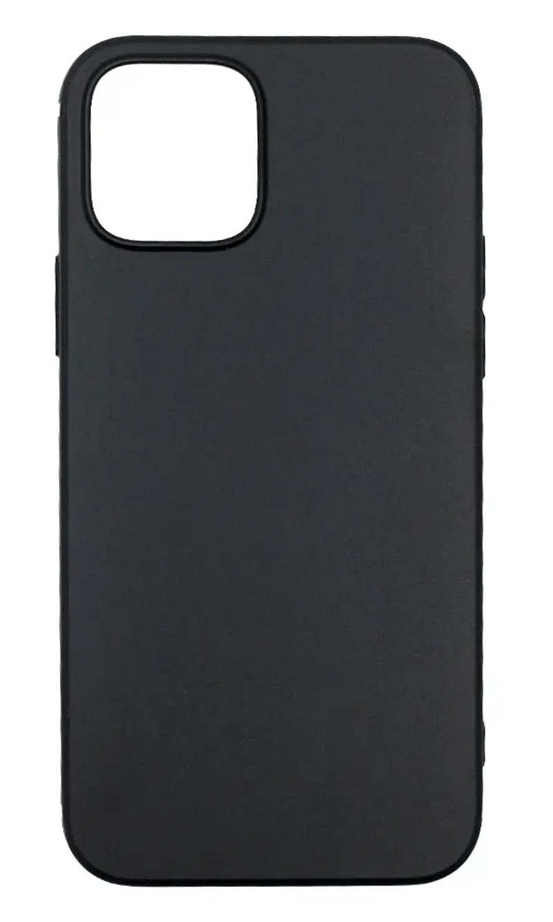 Soft Silicone Case for iPhone Matte 12 Pro Max Black