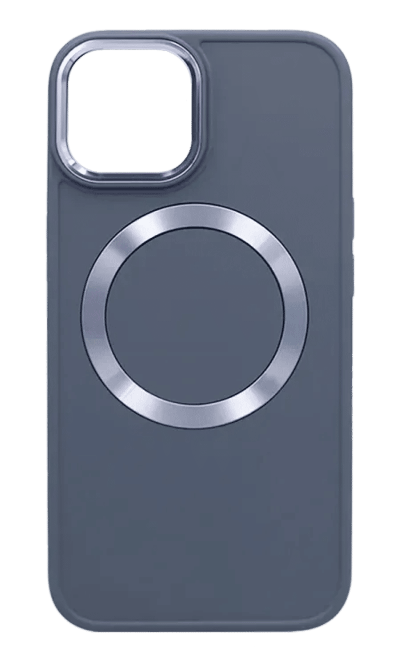 Чохол-накладка Bonbon Metal Buttons Ring для iPhone 15 Gray