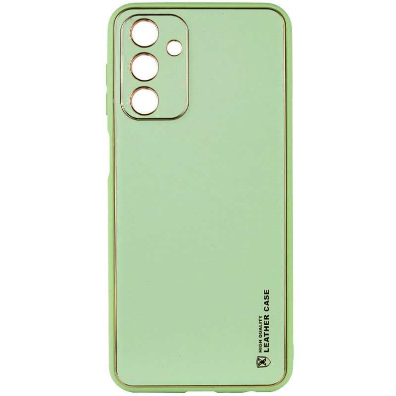 HQ Leather Case for Samsung S24 / S25 Light Green