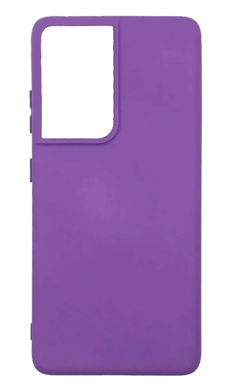 Чохол Molan Silicone для Samsung S21 Ultra SM-G998B Purple