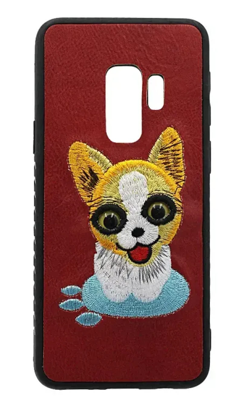Чохол-накладка Animal Eyes для Samsung J8 2018 SM-J810F Leather Fox Red