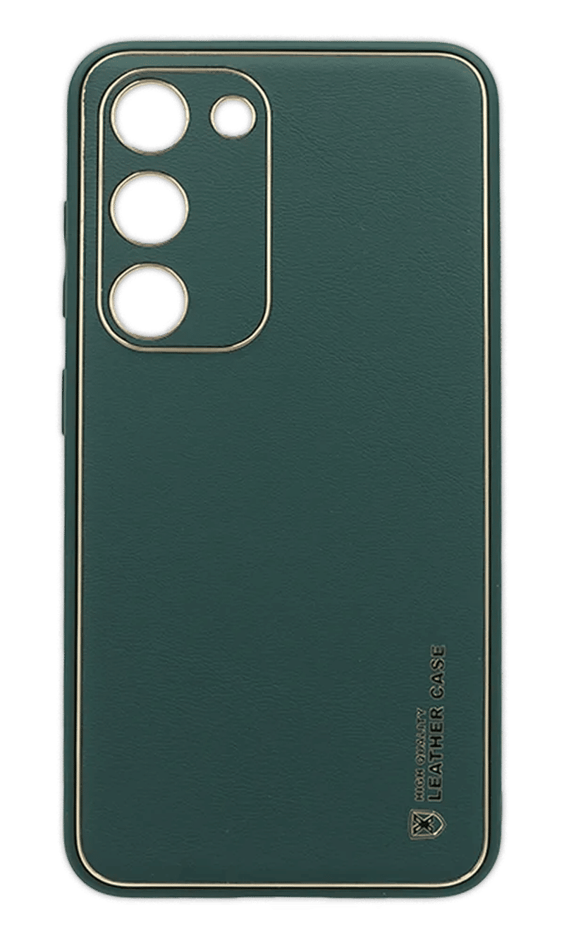Чохол-накладка HQ Leather для Samsung S23 SM-G911B Green