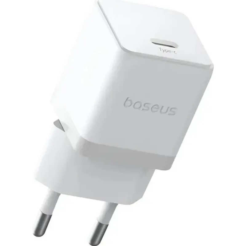 Мережевий Зарядний Пристрій 1Type-C Baseus Palm Fast Charger 30W White