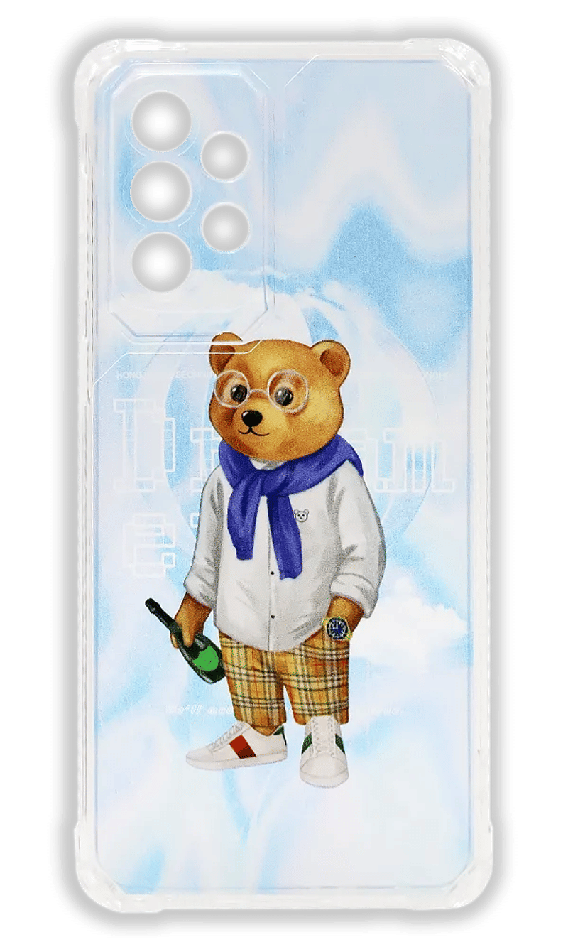 Чохол силіконовий Bear trendy для Samsung A33 SM-A336F Champagne