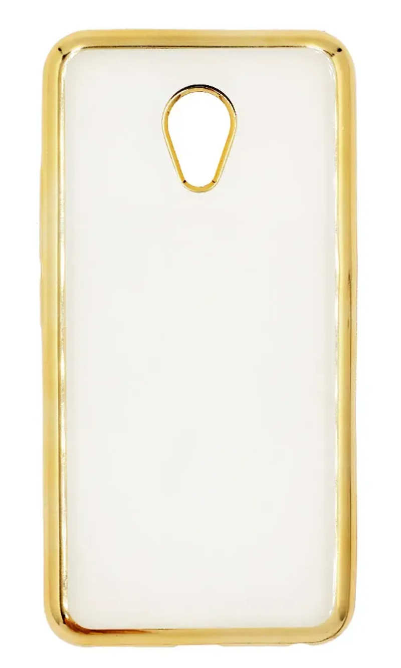 Чохол силіконовий Chrome border для Meizu M5 Gold