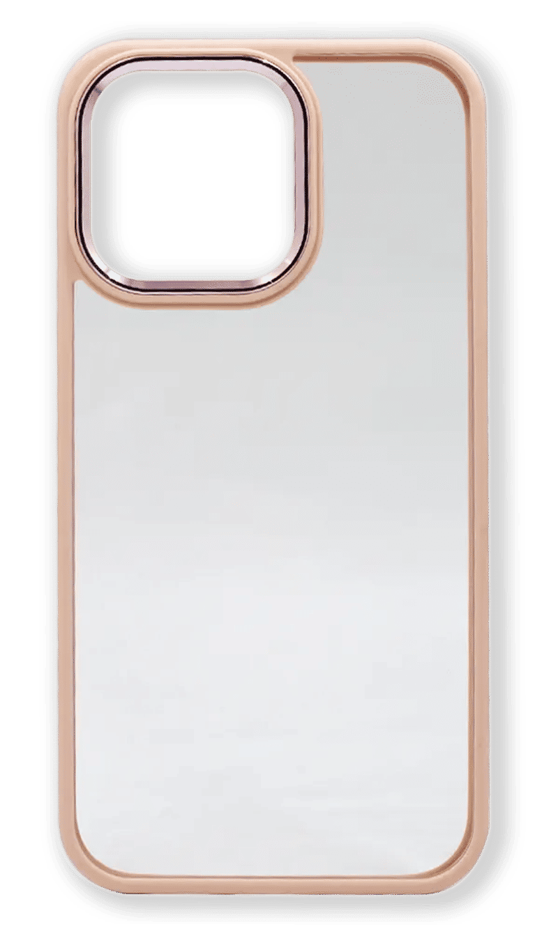 Чохол-накладка Gloss Metal Buttons для iPhone 13 Pro Pink