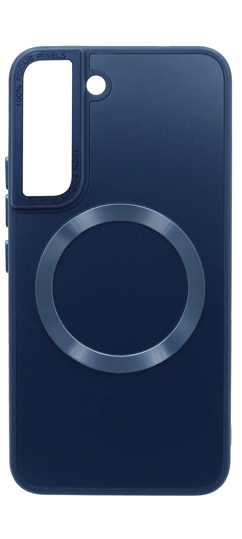 Чохол-накладка Bonbon Glass Ring для Samsung S22 SM-S901B Blue