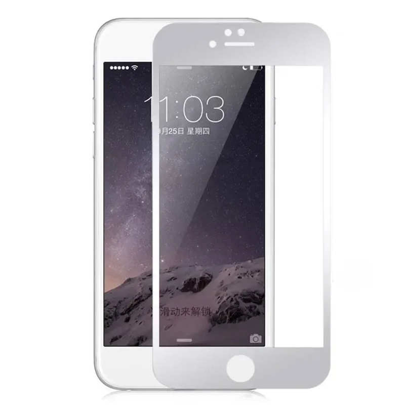 Захисне скло 3D Tempered Glass для iPhone 8/7 Plus White (тех.пак)