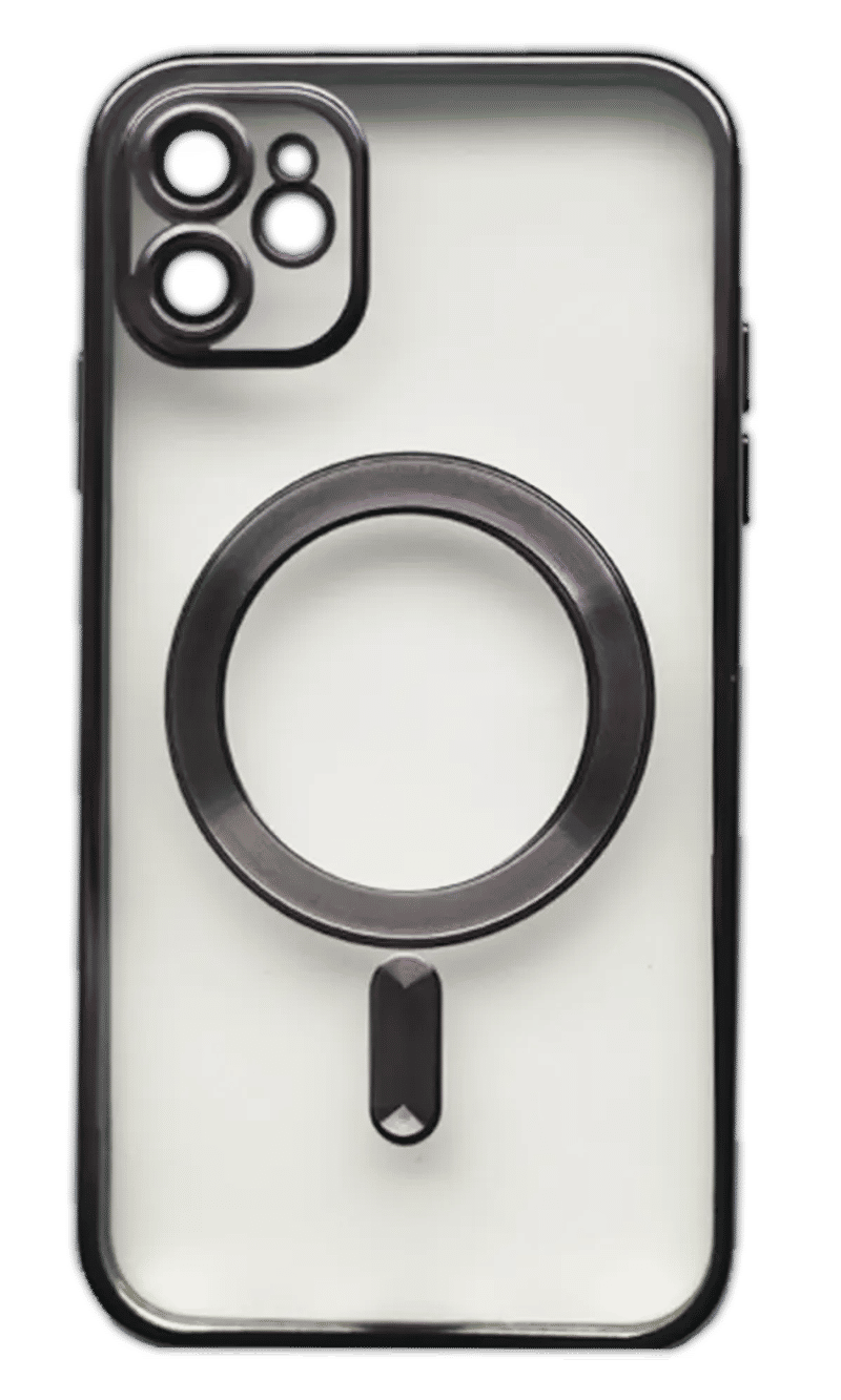 Silicone case Electroplating Magsafe for iPhone 11 Black