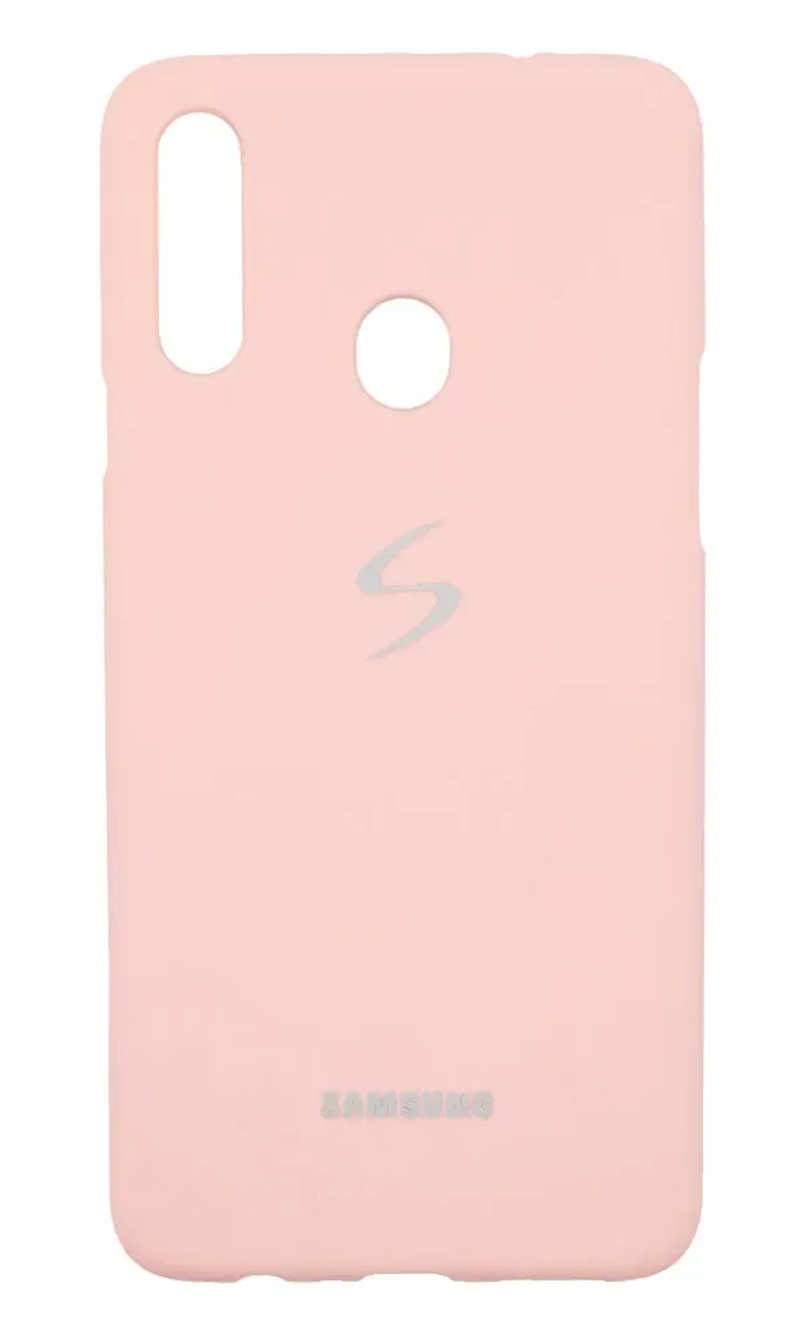 Чохол силіконовий Logo Cover для Samsung A20s SM-A207F Pink