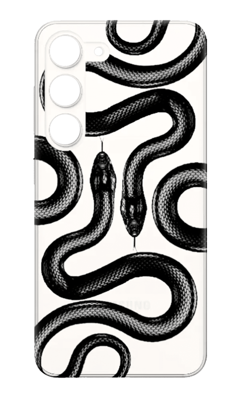 Чохол силіконовий Touch Print для Xiaomi Redmi Note 12 Clear/Snake 2