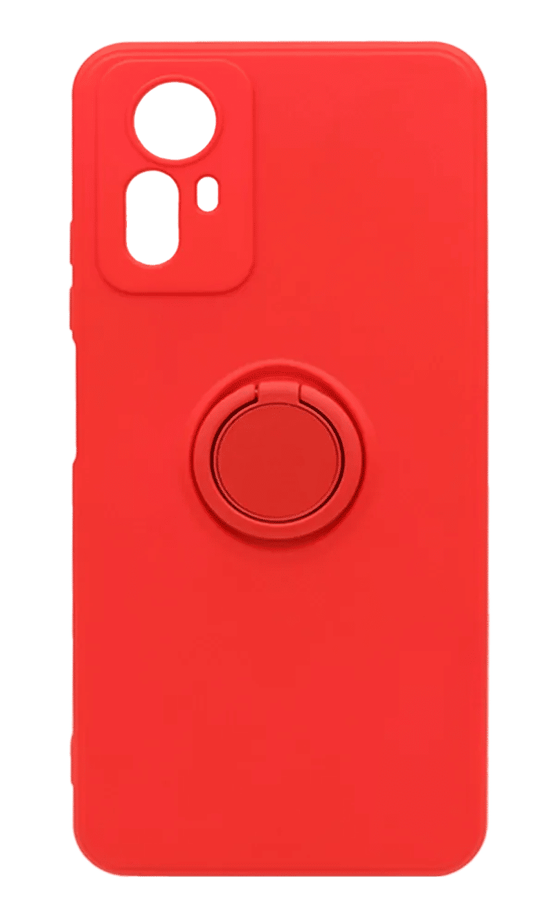 Чохол силіконовий Matte Color Buttons + RingHolder Xiaomi Redmi Note 12S Red