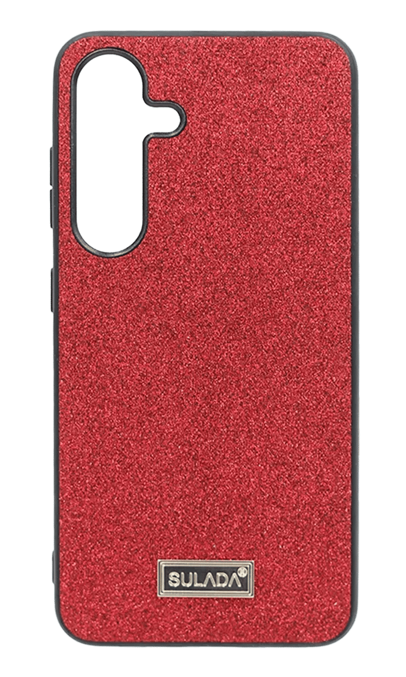 Sulada Glitter Samsung S24 / S25 Red Case Cover