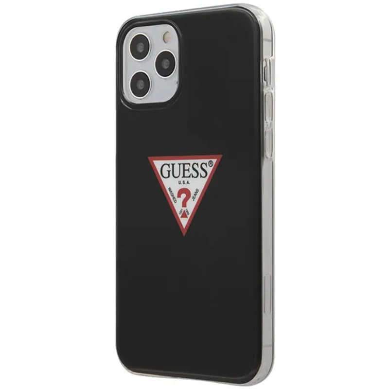 Guess GUHCP12LPCUCTLBK iPhone 12 Pro Max 6.7 "black hardcase Triangle Collection GUE000858